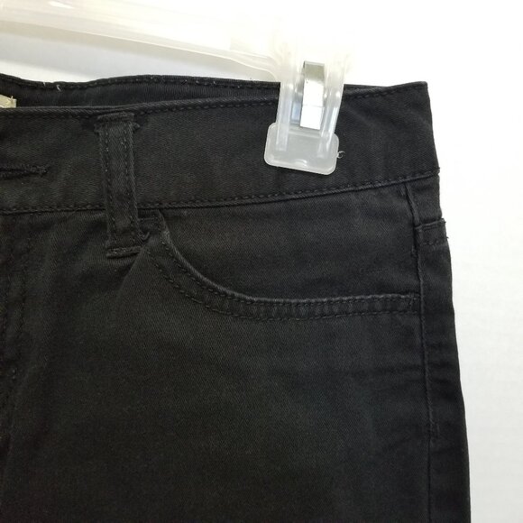 BeBop shorts 3 black twill stretch basic low rise waist shortie classic Y2K - Picture 4 of 14